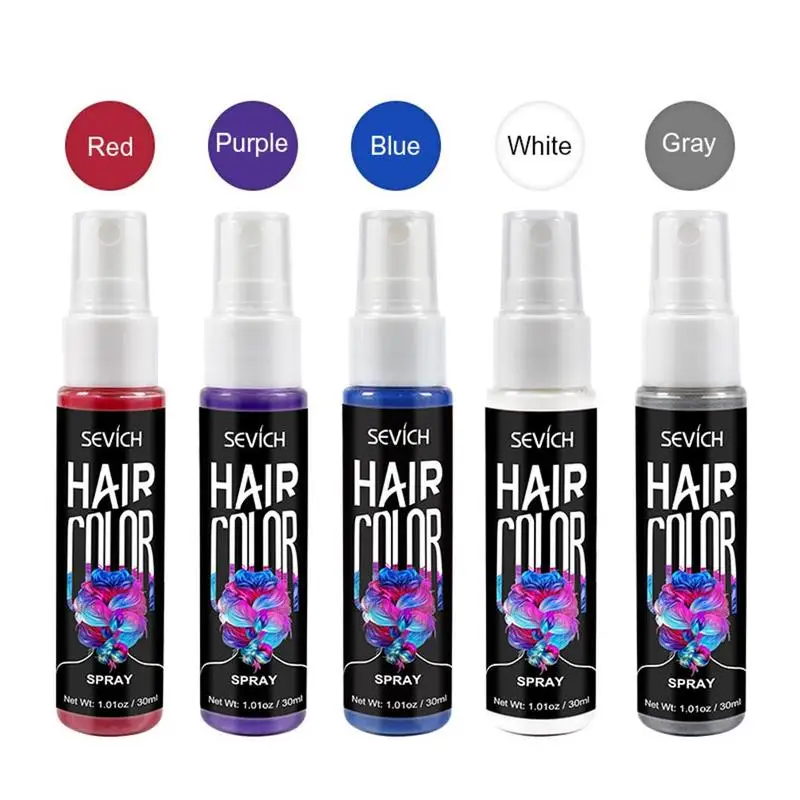 Одноразовая жидкая краска для волос 30 мл временная Нетоксичная сделай сам