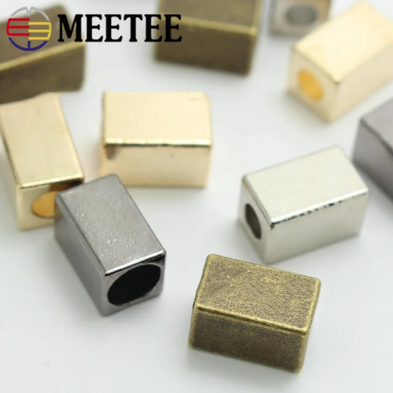 Meetee 30 шт. 8 мм/13 мм металлическая пряжка для строп Регулируемая ручная DIY свитер