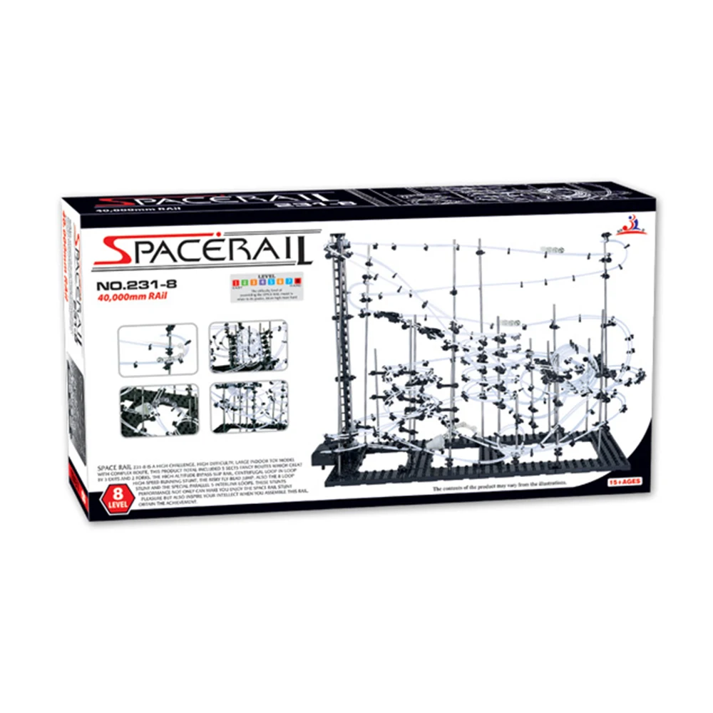 757PCS Roller Coaster Marble Run Maze Circuit Ball Track Building Blocks Set Kid's Education Science Experiment Creative Toys - купить по