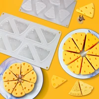 hot cheese shaped cake mold for baking dessert ring art mousse silicone 3d mould silikonowe moule pan pastry tools