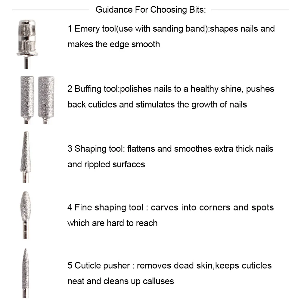 Аппарат для маникюра и педикюра Электрический 1 комплект | Красота здоровье