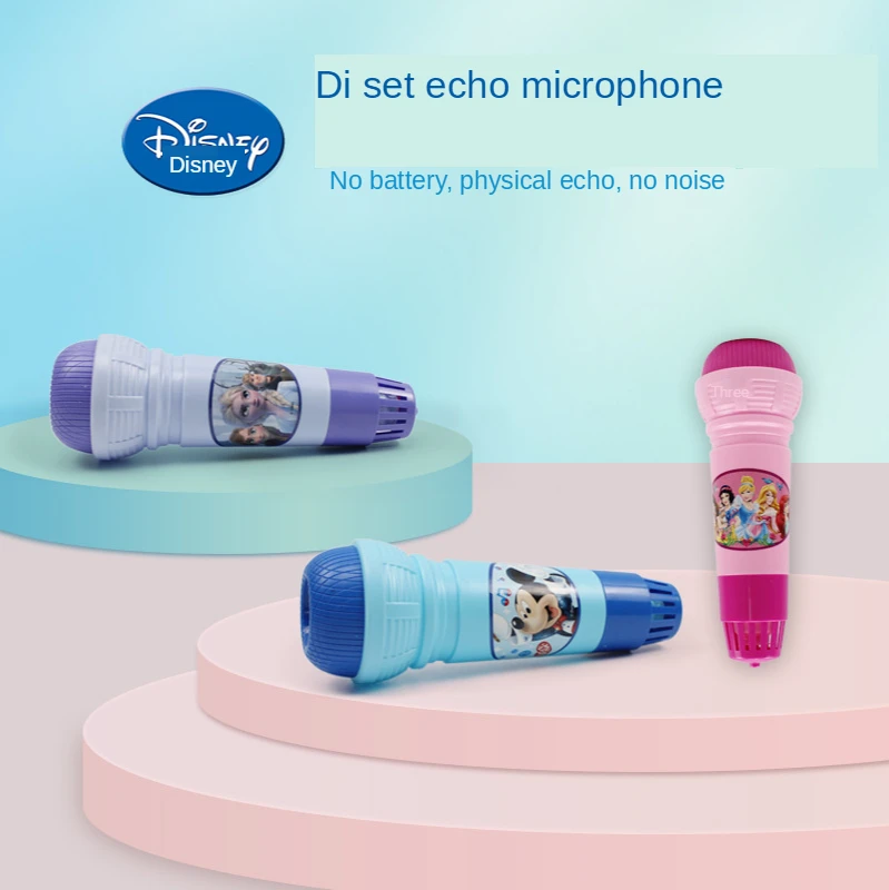 

Disney children's echo microphone toy baby learn to speak and sing microphone child enlightenment early education