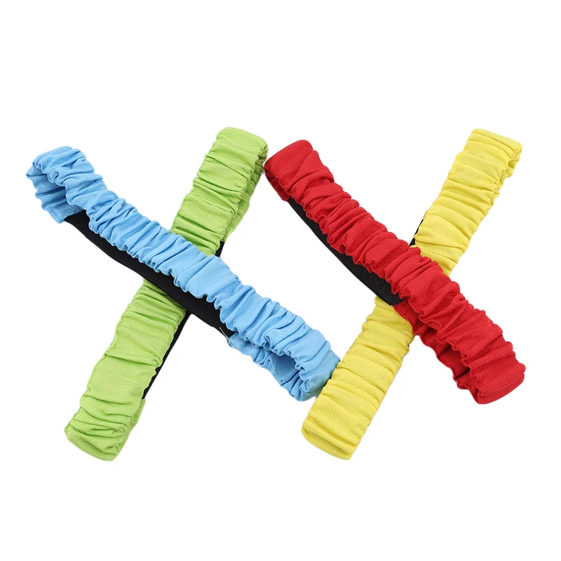 

Firm Soft Elastic Colorful Two-Person Three-Legged Game Leggings Straps Durable 3 Legged Race Bands Party Floor Games Props for