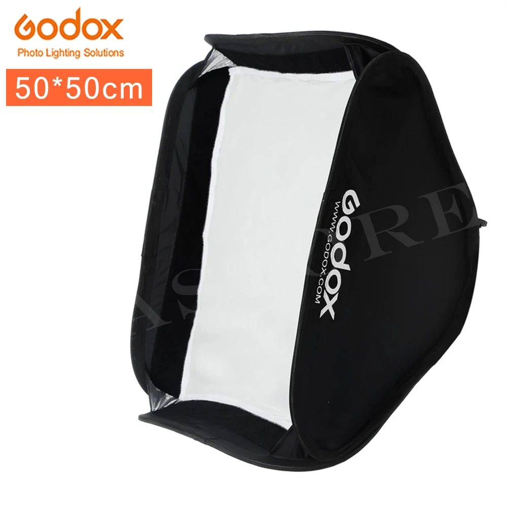 Софтбокс Godox 50x50 см рассеиватель Отражатель для вспышки Speedlite светильник ная