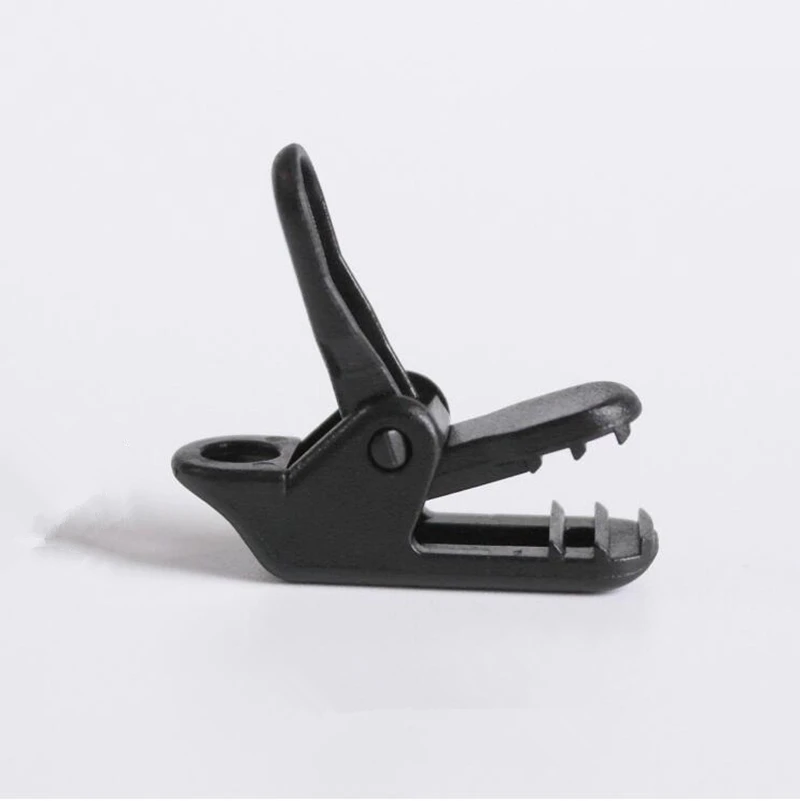 

10pcs/set Tent Pull Point Clip Hook Outdoor Camping Hook Buckle Windproof Rope Clamp Clothes Clips Clothespin Tent Accessories