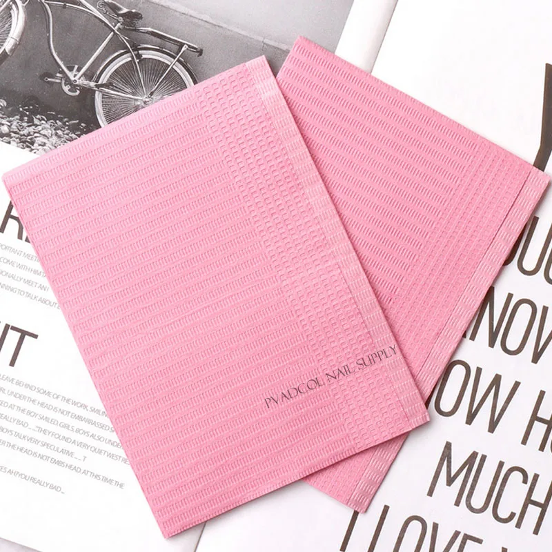 10 шт. одноразовый розовый безворсовый стол для дизайна ногтей фотобумага