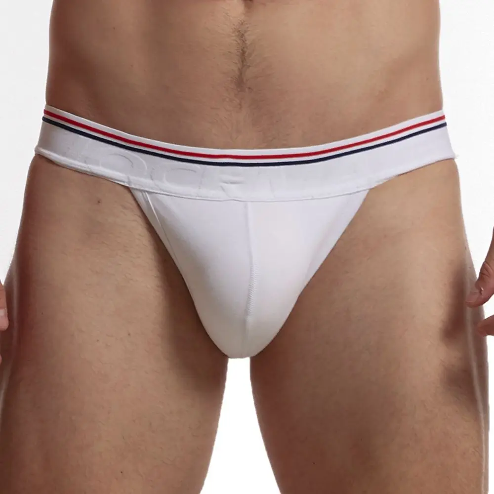 Трусы бикини Jockmail мужские пикантное нижнее белье танга для мужчин хлопковые