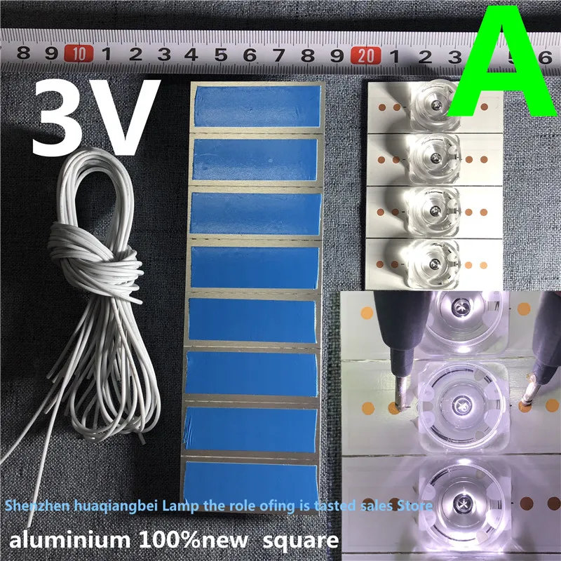 100% новые высококачественные 3v 6V SMD лампы с оптической линзой для 32-65 дюймов LED TV