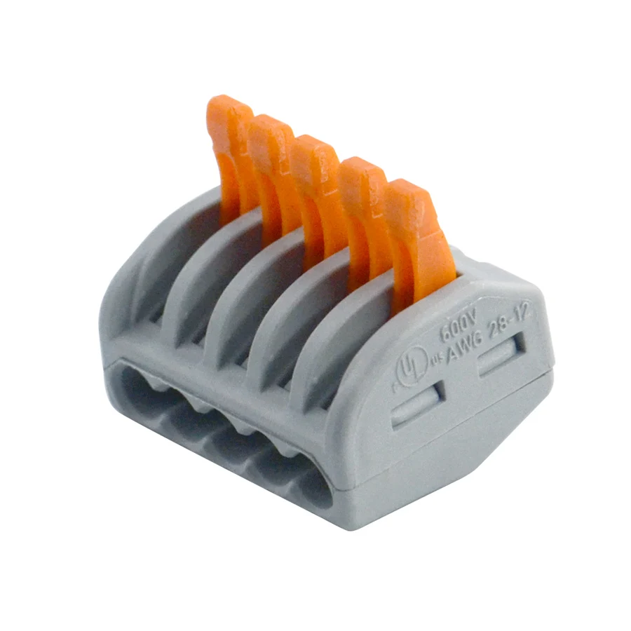 

Wago Original Wire Crimp Connector 222-415 Wire Terminal Block with Levers Terminator Electrical