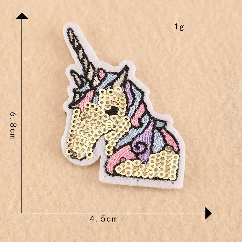 

Cartoon Animal Patch DIY Embroidered Unicorn Clothes Patch Costume Accessories Embroidery Cloth Sticker Parches Iron on Patches
