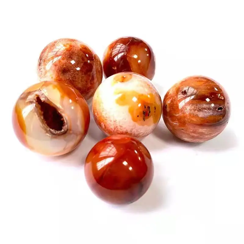 

Оптовая продажа, редкий натуральный красный агатовый шарик Sardonyx, кварцевый кристалл, сфера, Исцеляющие натуральные камни
