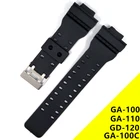 Ремешок из мягкого силикона для Casio G shock GA-100 GA-110 GA120, спортивный браслет для часов GD100 GD110 GD-120 GW-8900, GLS-100