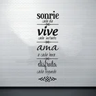 Испанские цитаты фраза украшение дома Наклейки на стены обои водостойкие виниловые наклейки для офиса наклейка на стены росписи