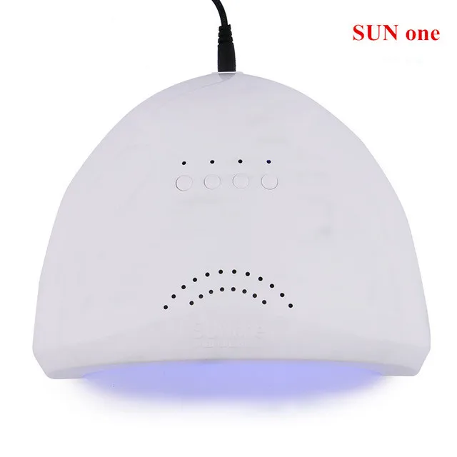 SUN one Светодиодный УФ-светильник SUNone 48 Вт лампа для Сушилка для ногтей 30 шт. светодиодный s для гелей для полировки УФ светодиодный светильник для отверждения с датчиком инструменты для дизайна ногтей - Цвет: SUN one