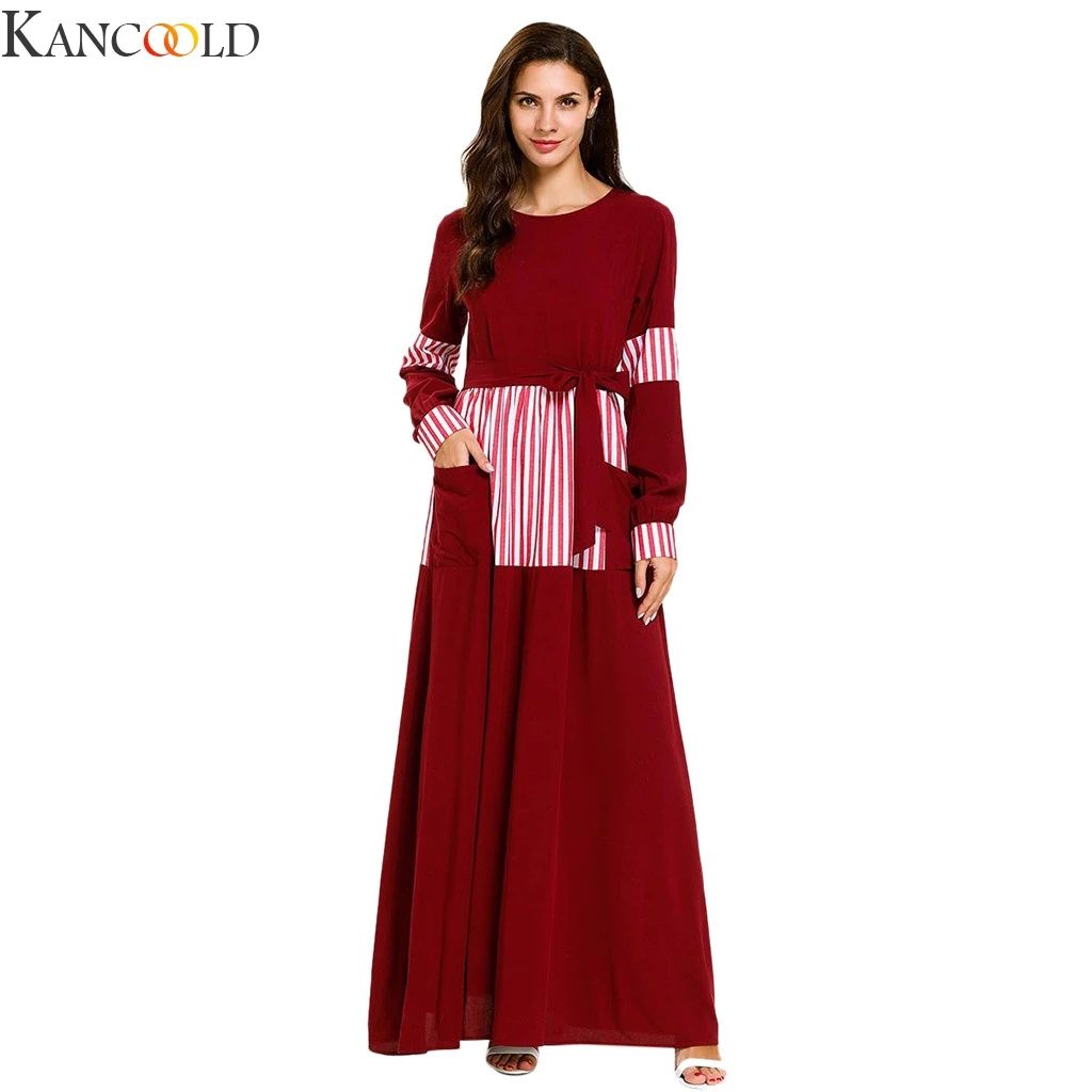 KANCOOLD мусульманское платье мусульманская одежда мусульманские женские вечерние
