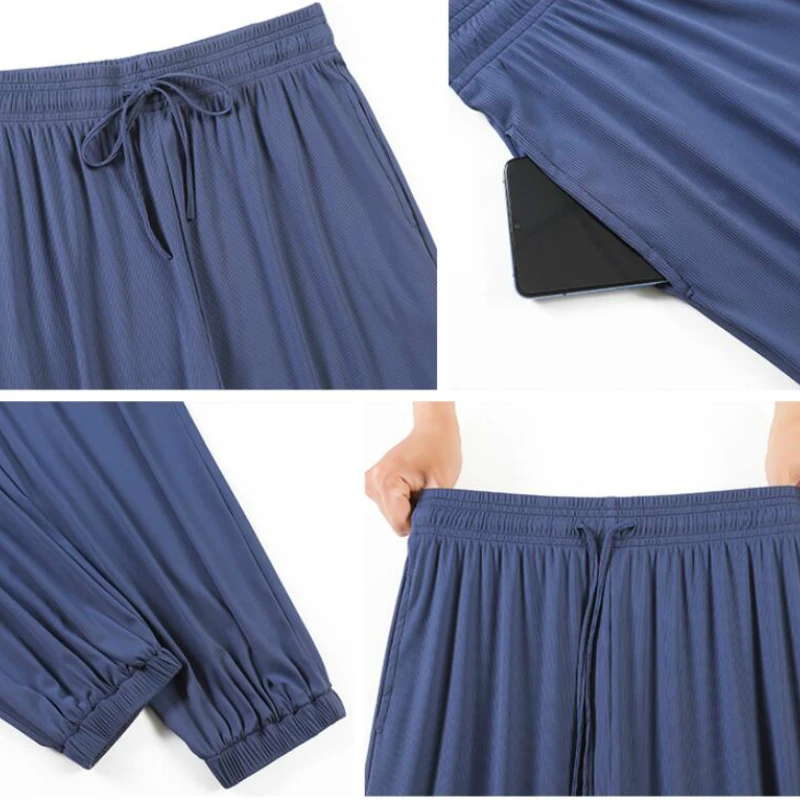 

Casual Pants Women Solid Chic Joggers Plus Size 3XL Drawstring Ankle-length Bundle Womens Harem Trousers Korean Style All-match