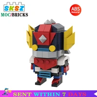 moc ufo robot the giant spirit god in anime building blocks diy brickheadz bricks anime figure toys action figures kids toy gift