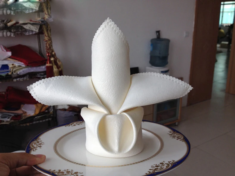 Салфетка Из простого полиэстера салфетка для свадебного отеля и детской одежды