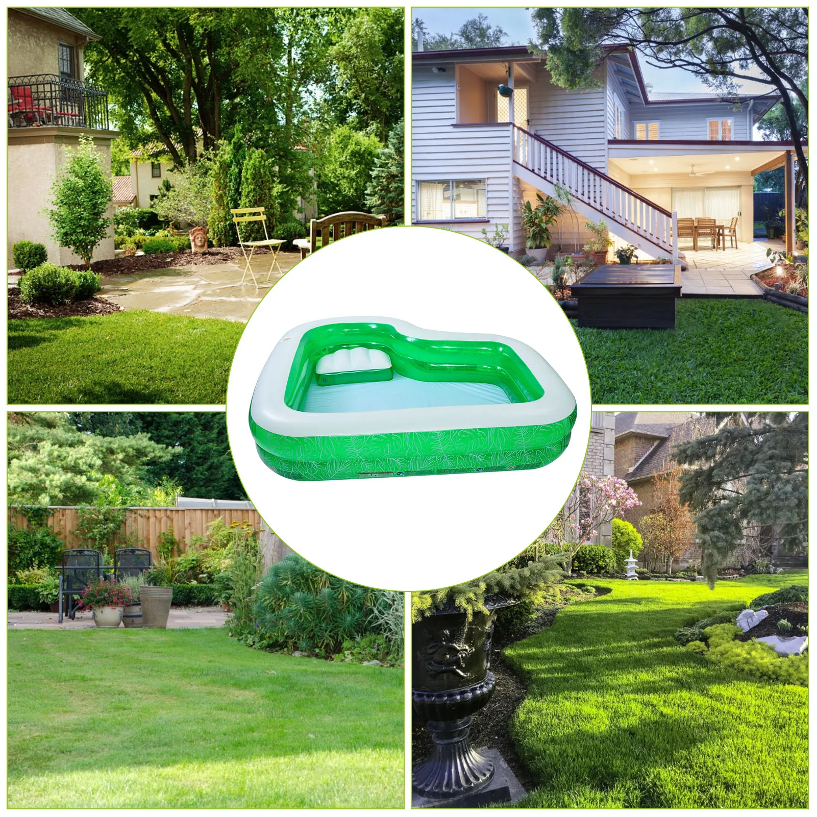 

Thicken Layer Children Inflatable Pool Bathing Tub Baby Kid Home Outdoor Large Swimming Pool Inflatable irregular Swimming Pool