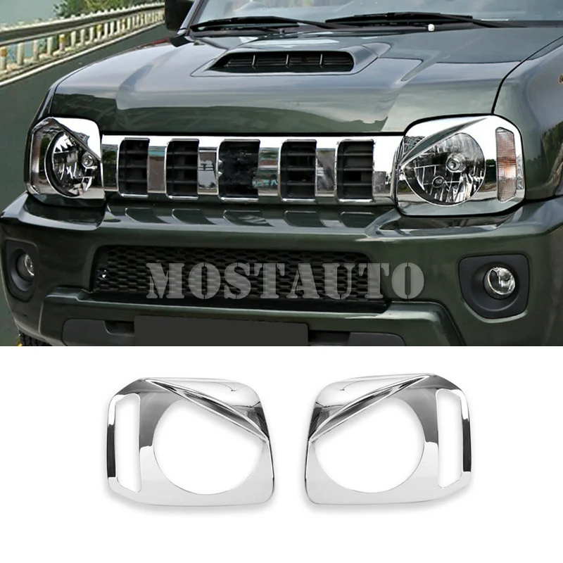 Крышка передней фары в стиле птицы из АБС пластика для Suzuki Jimny 2007 2017 2 шт.