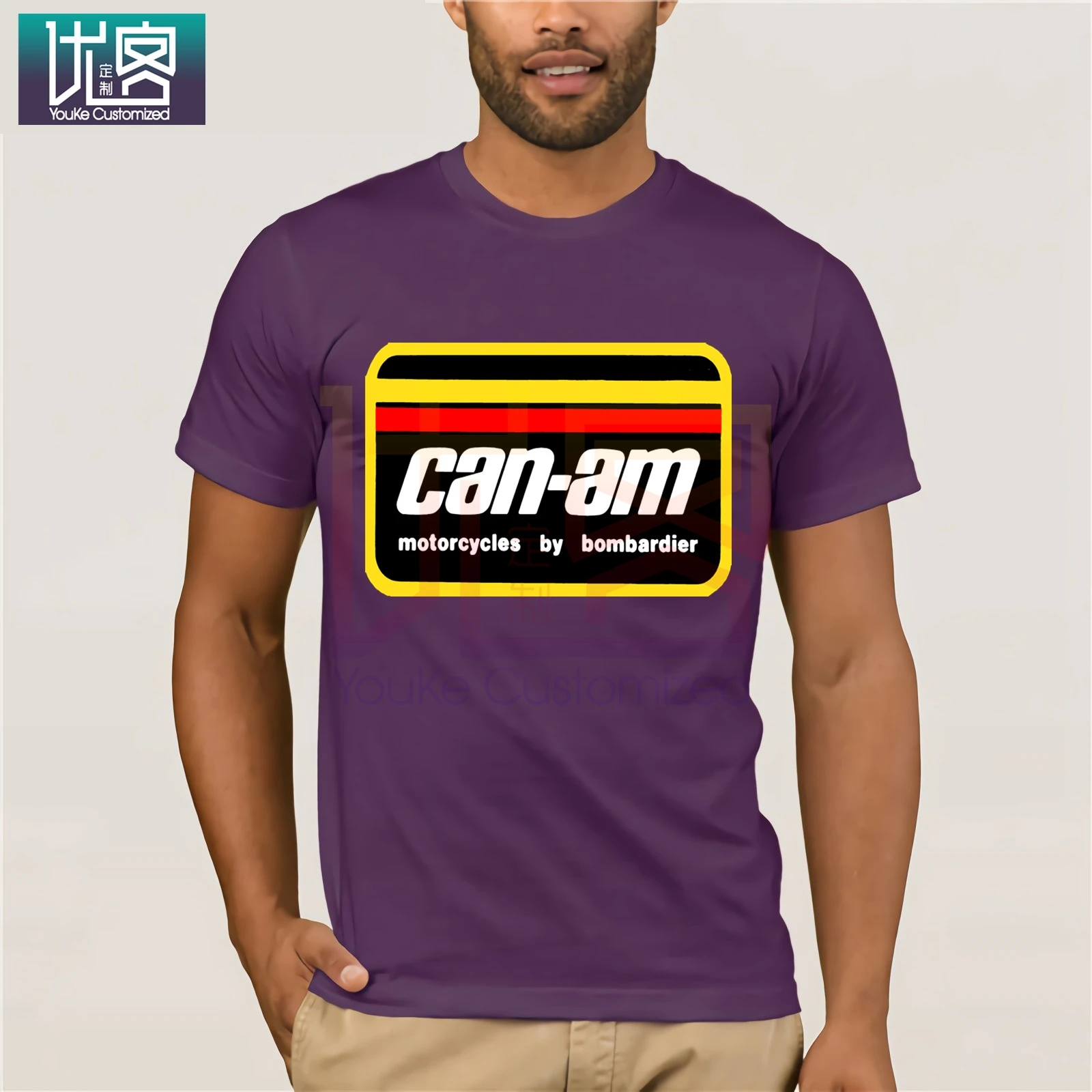 Мужская винтажная компрессионная футболка с круглым вырезом 100% хлопок | одежда