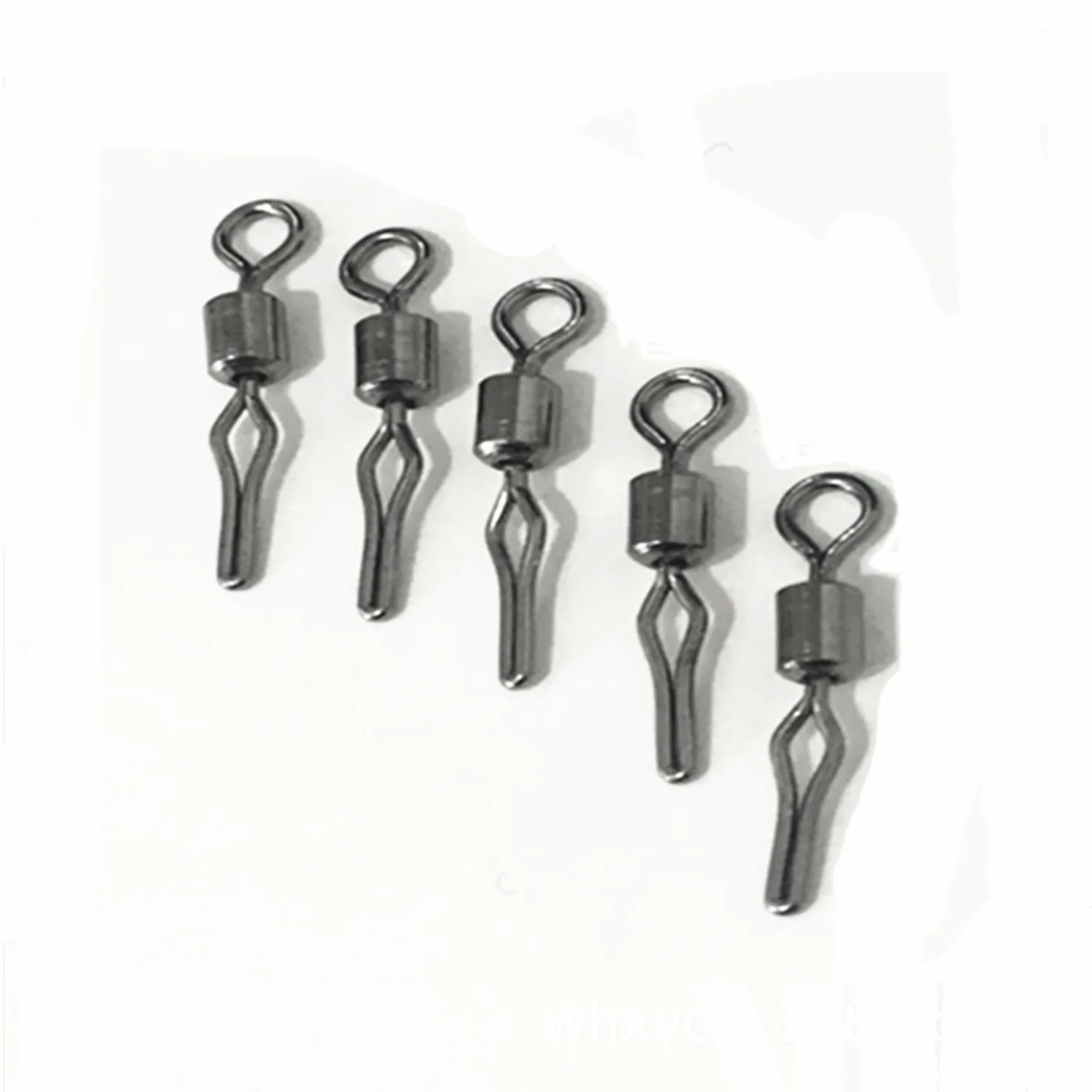 50 шт./лот рыболовный Поворотный соединитель крючка из нержавеющей стали