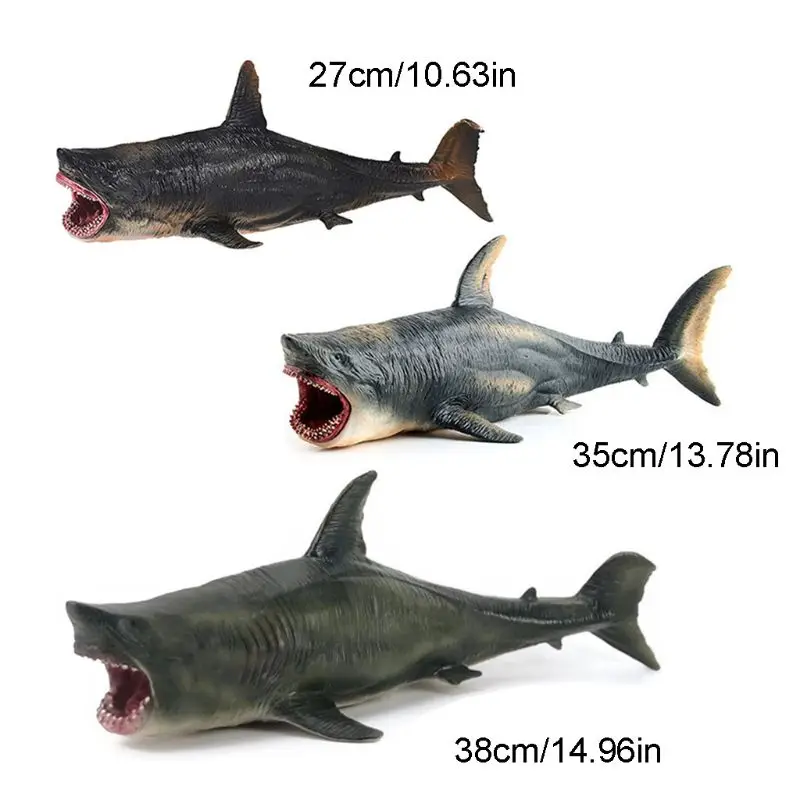 

Simulation Marine Animal Model Toys Ocean World Realistic Big Shark Ornament