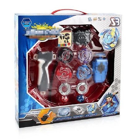 Оригинальная коробка Beyblade Burst для продажи Металл Fusion 4D BB807D с пусковой установкой и ареной спиннингом Набор детских игровых игрушек - Цвет: B807D