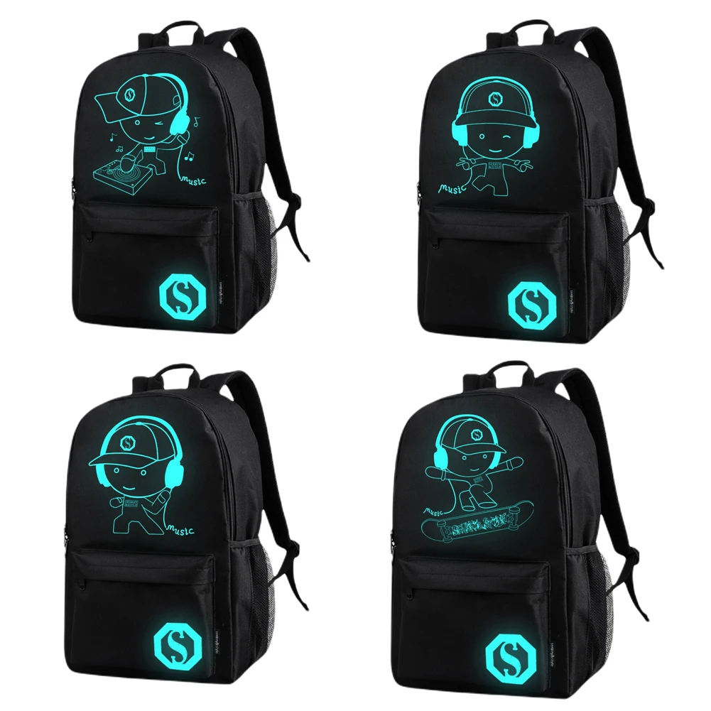 Рюкзак мужской из ткани Оксфорд с USB-зарядкой и голосовой активацией | Спорт