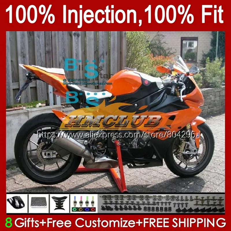 

Injection OEM For BMW S 1000RR 1000 RR S1000-RR 105No.96 S1000RR 15 16 Orange black 17 18 S1000 RR 2015 2016 2017 2018 Fairings