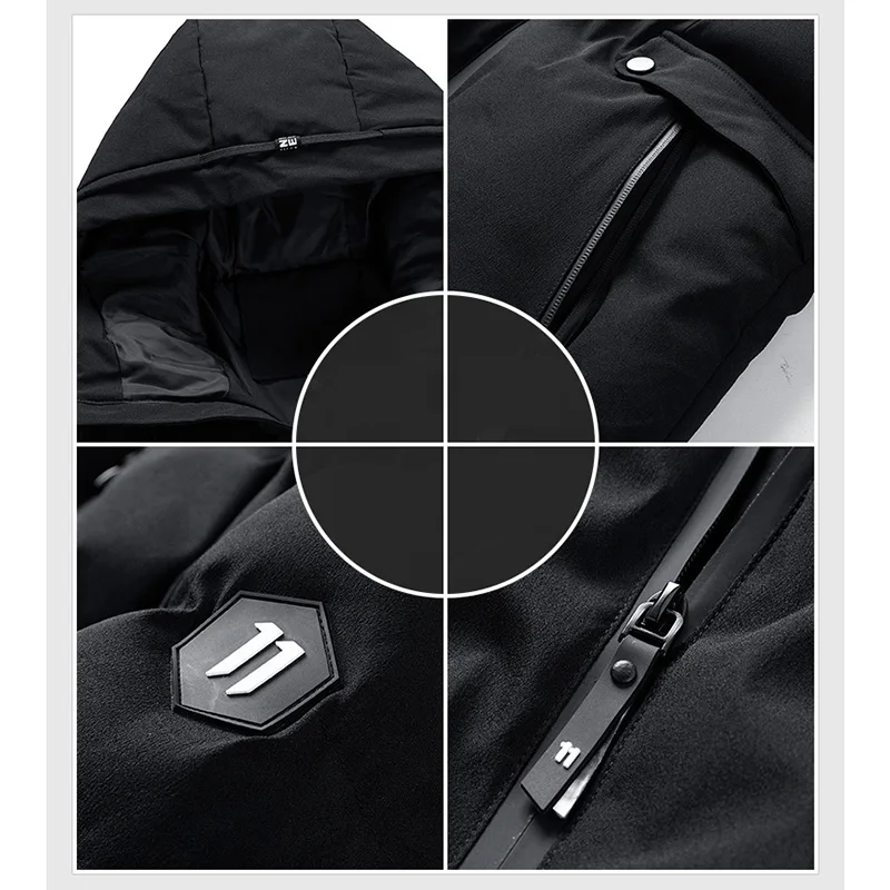 Men Windproof Hat Parkas Jacket Men 2021 Winter Brand New Casual Warm Thick Waterproof Jacket Parkas Coat Men New Autumn Outwear