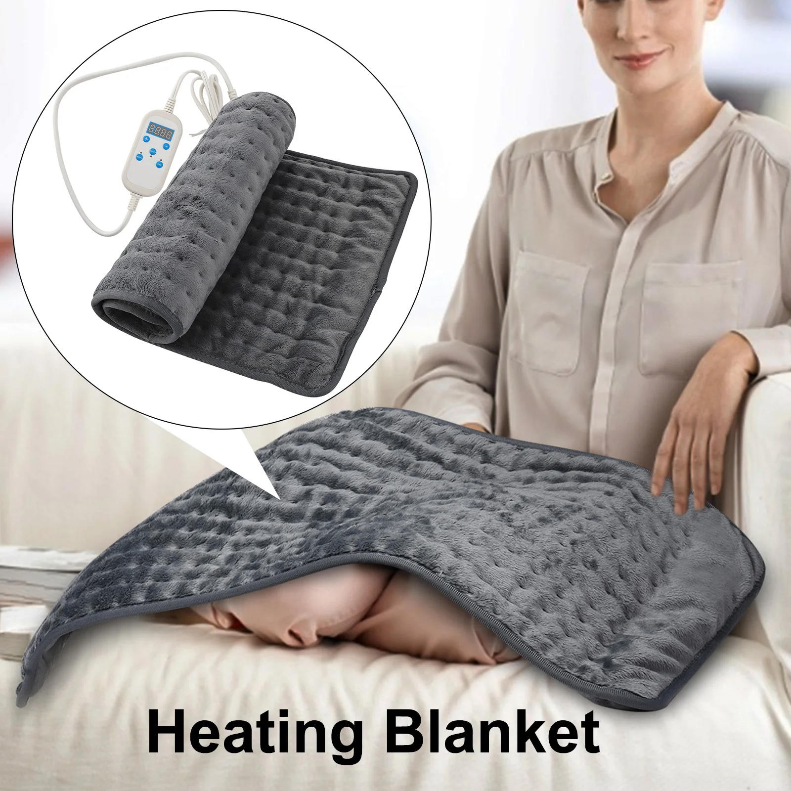 

Electric Heating Pad Blanket Timer Physiotherapy Heating Pad For Shoulder Neck Back Spine Leg Pain Relief Winter Warm gift