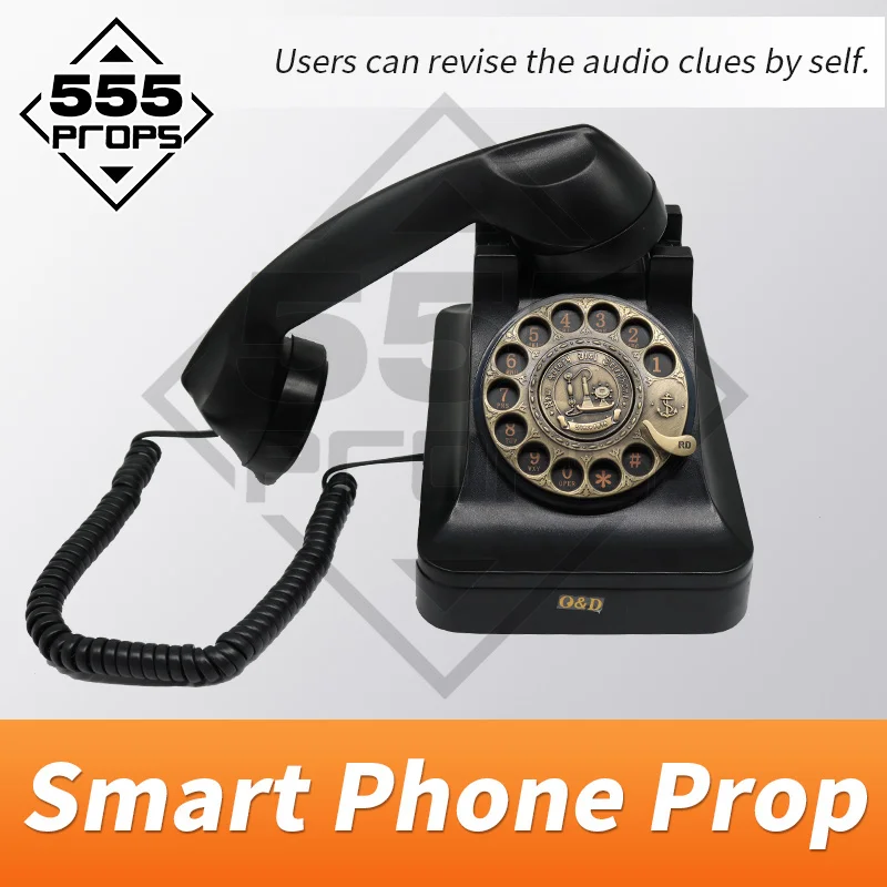 Реквизит 555 для комнаты бега реквизит ужасного смартфона звонков на смартфон