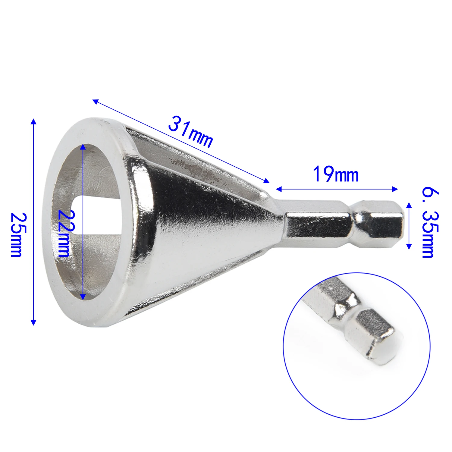 

New 1 XDeburring External Chamfer Tools HSS Steel Remove Burr Tools Drill Bit US