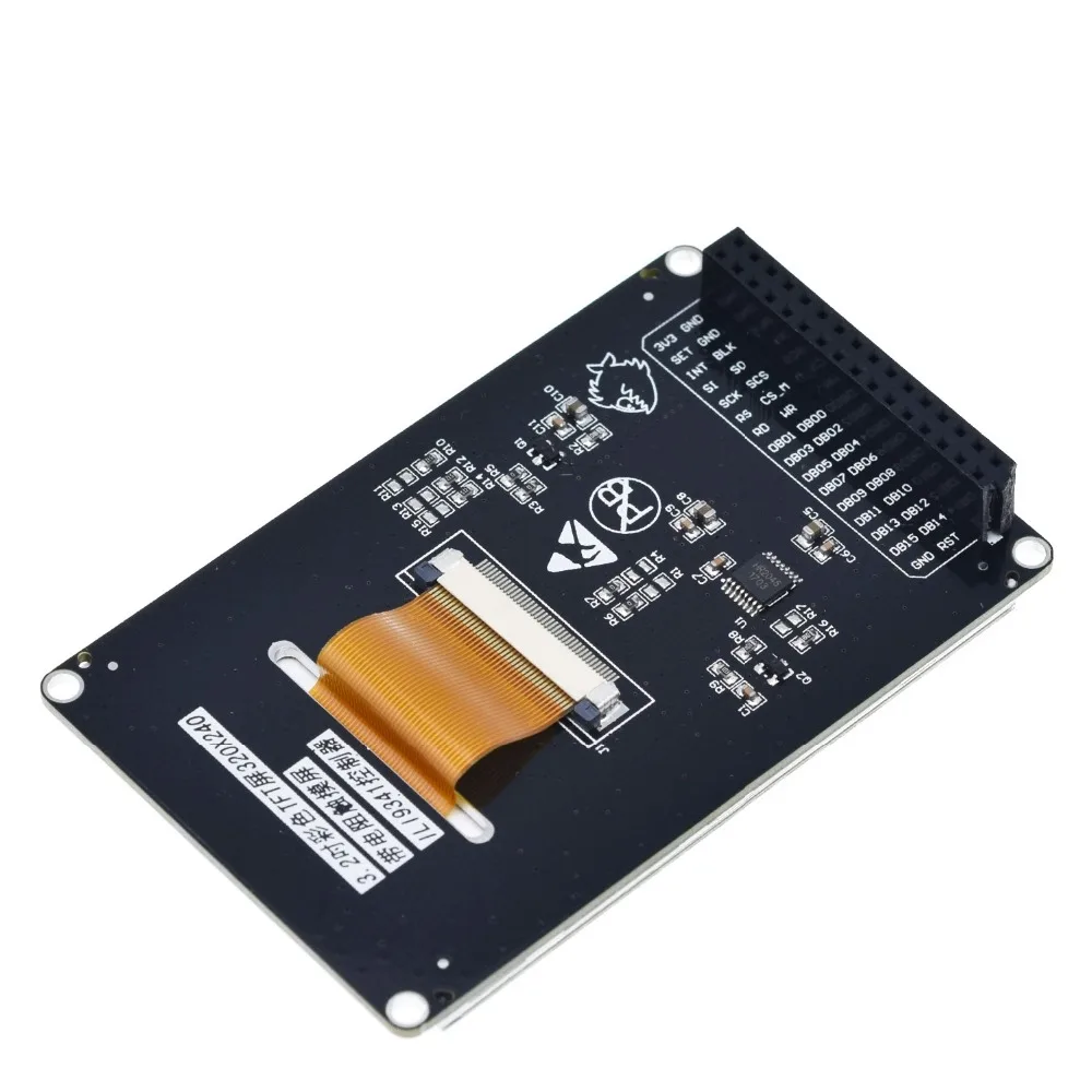 TZT 3,2 дюймов lcd TFT с сопротивлением сенсорный экран ILI9341 для STM32F407VET6 макетная плата черный