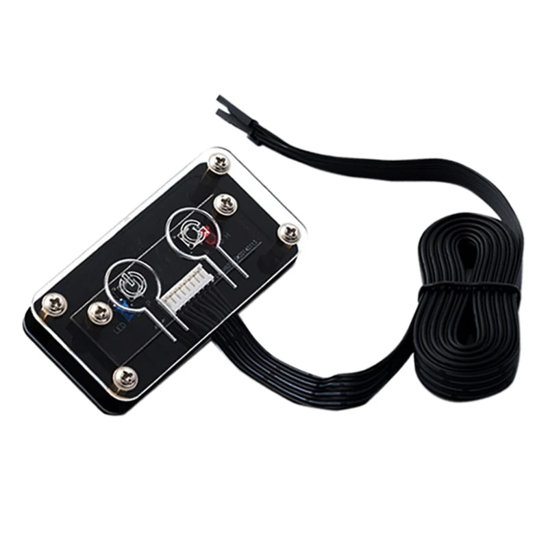 

Desktop Computer Switch PC Case Power Supply Button for Home Users Computer Rooms Diy Water-cooled Chassis Exquisite