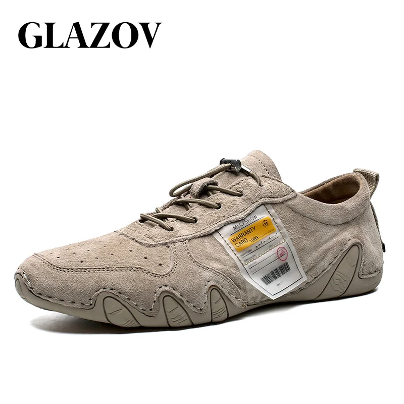 Мокасины мужские замшевые без застежки роскошные брендовые | Обувь