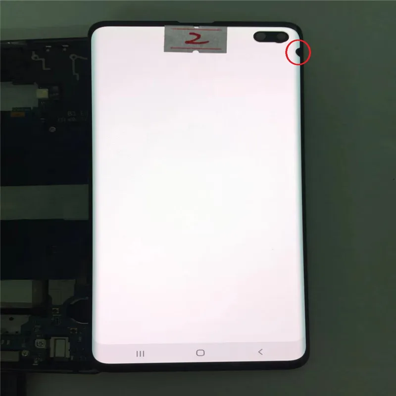 NO.2 AMOLED с черными точками экран для samsung Galaxy S10 PLUS G975A G975U G975F G975V ЖК-дисплей сенсорный экран в сборе - Color: NO.2