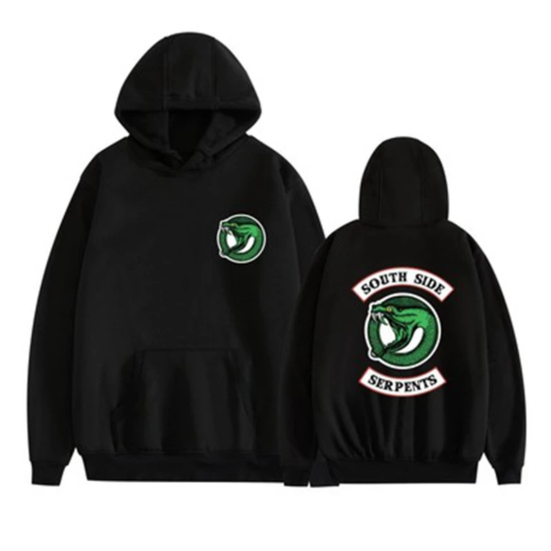 

2021 Riverdale Cotton Hoodie Men's Women's Fall/Winter Hoodie Pullover Riverdale Fashion Women's Black Casual Wear Sweatshirt