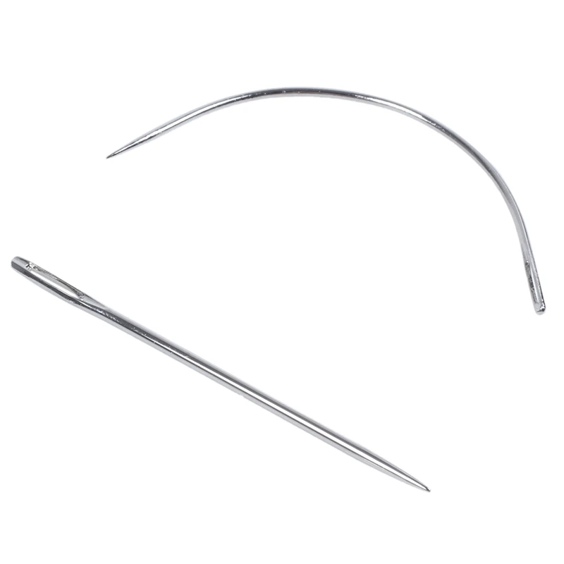 7 ремонтных швейных игл изогнутый Threader для кожаного холста из нержавеющей стали