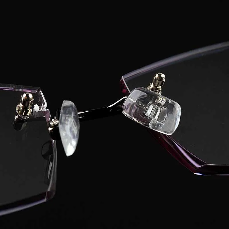 Брендовые прозрачные очки для чтения Стразы мужские бриллиантовые режущие с