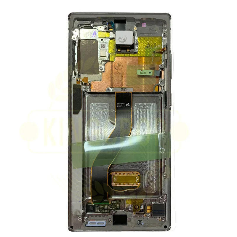 Для samsung Galaxy Note 10 lcd N970F N9700 с рамкой дисплей сенсорный экран дигитайзер для samsung note10+ lcd N975 N9750/DS