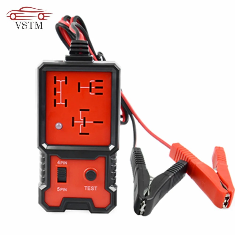 12 В Автомобильный электронный тестер реле аллигатора автомобильный