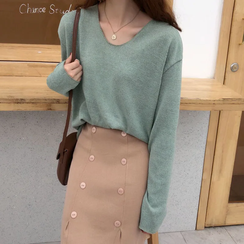 

Women's round Neck Pullover Sweater Autumn and Winter New 2020 Long Sleeve Velvet Padded Bottoming Shirt Korean Style Thickened