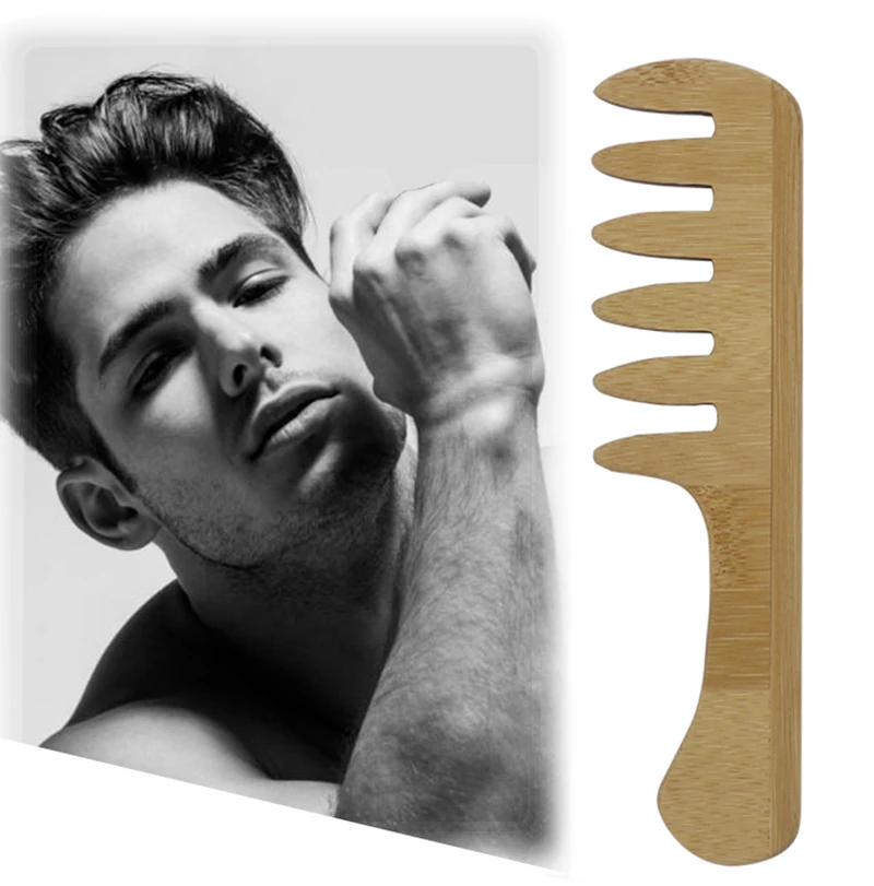 Чистый натуральный бамбук натуральное масло мяты/Набор расчесок мужские