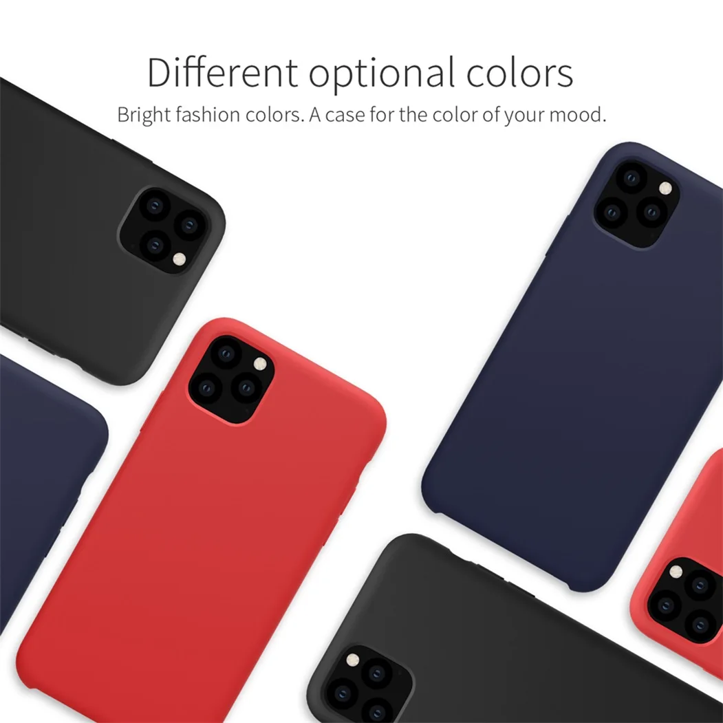 Nillkin чехол для iPhone 11 Pro Max(5,8/6,1/6,5) Поддержка беспроводной зарядный гибкий чистый мягкий силиконовый чехол-накладка для iPhone11 Pro