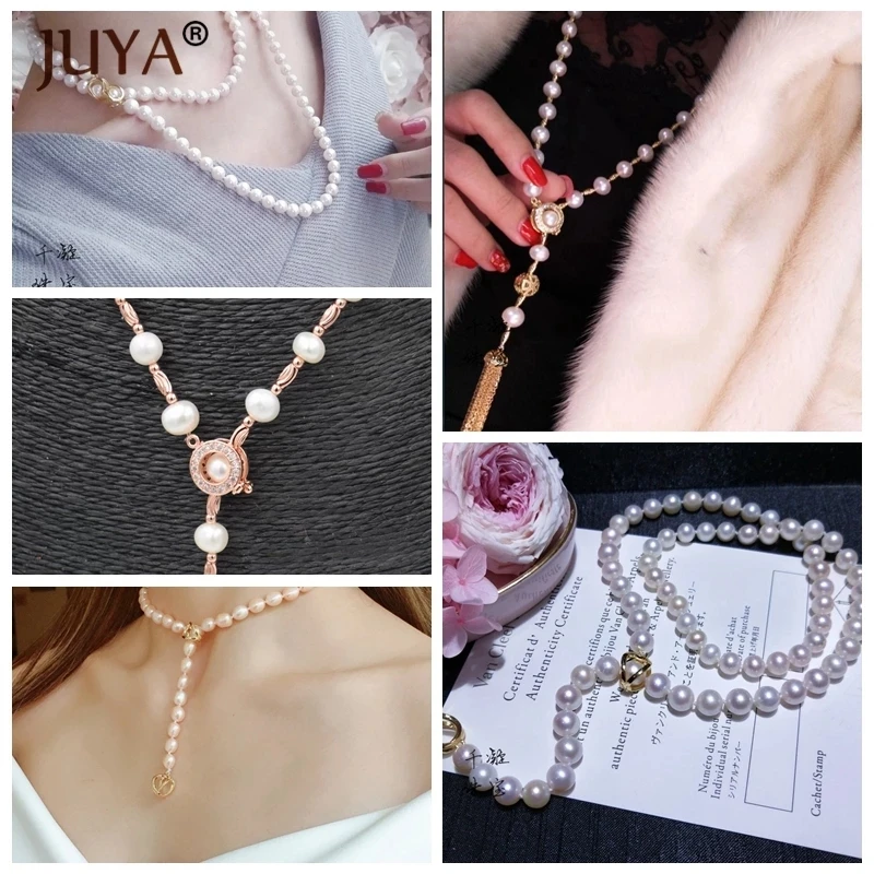 Juya DIY рукоделие драгоценные камни свитер с жемчугом цепи регулировка длины зажим застежки крючки Аксессуары для бисера браслет ожерелье из... (art.: 3920bab0632ff) - 3920bab0632ff