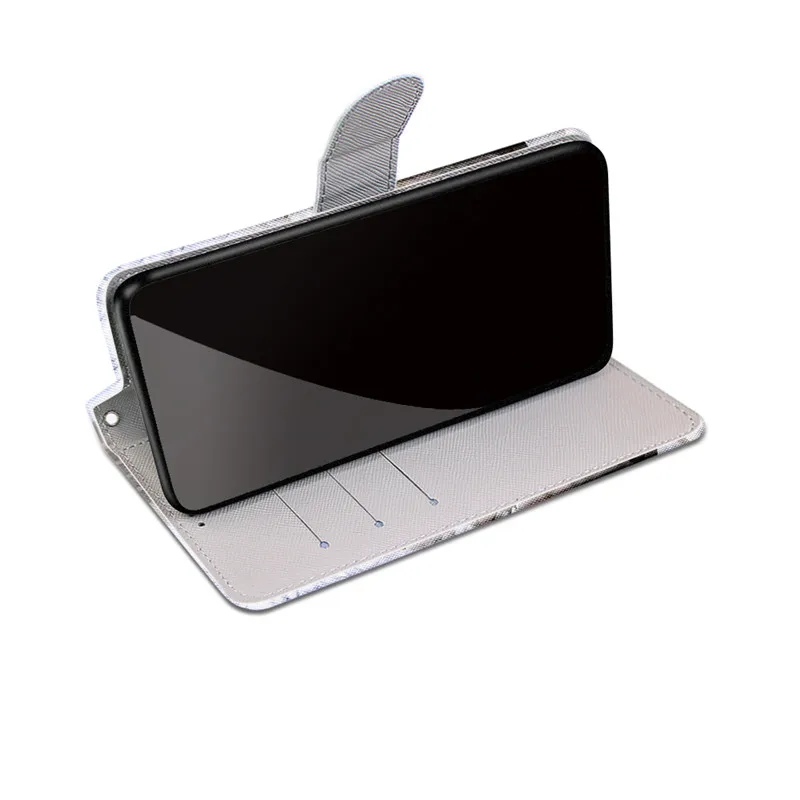 cool animals case for samsung galaxy a02 flip leather case na for a12 a02s a32 a52 a72 a42 5g wallet cover lion bear wolf cats free global shipping