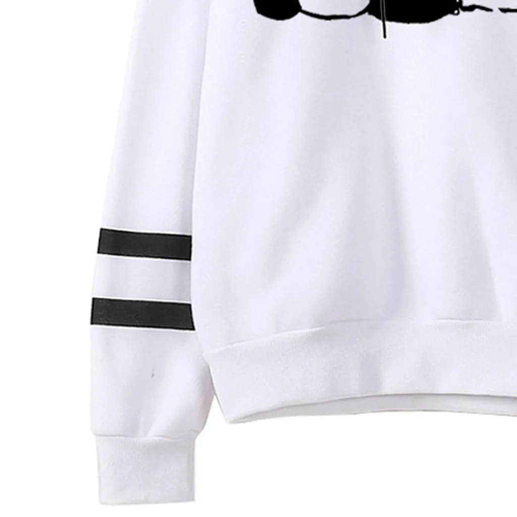 Блузка женская зимняя модная повседневная свободная толстовка с круглым вырезом