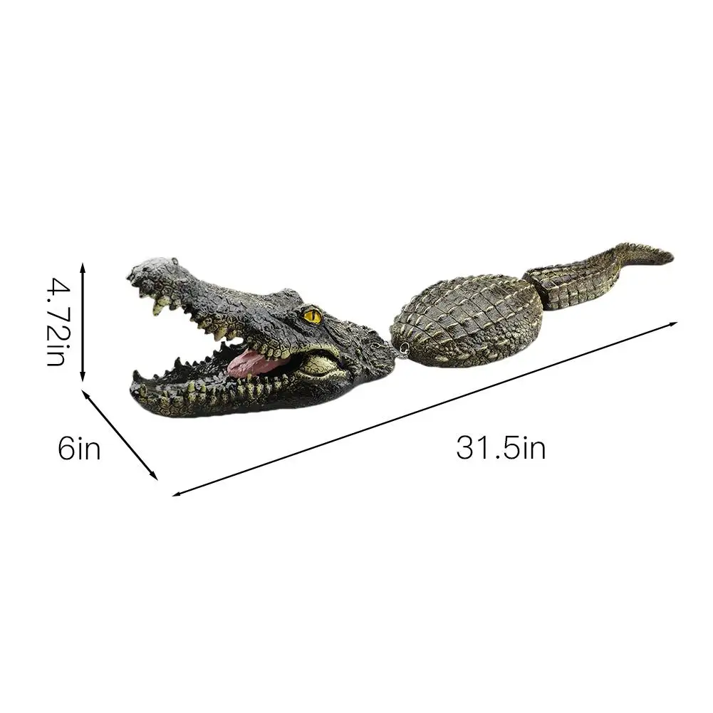 Трехсекционный плавающий садовый декоративный крокодиловый буй диск плавающая